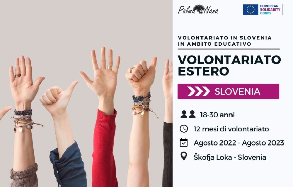 Mobilità Slovenia > Agosto 2022 - Agosto 2023