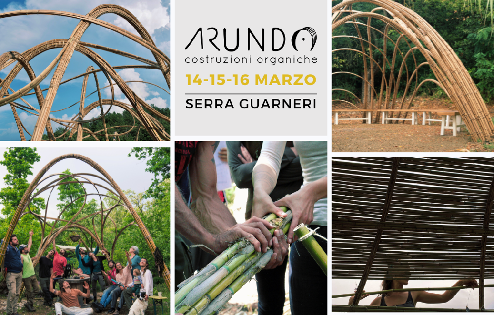 Evento Passato - Corso Autocostruzione in Canna Mediterranea Arundo Donax